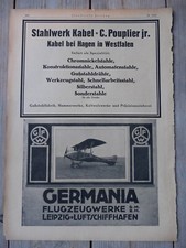 Germania flugzeuge anschütz gebraucht kaufen  Kiel