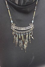 Collana metallo perline usato  Sormano