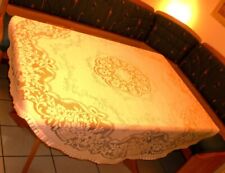 Tischdecke mitteldecke weiß gebraucht kaufen  Seelbach