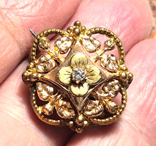Ancienne broche plaqué d'occasion  Levallois-Perret