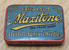 Vintage tin maxitone for sale  NORWICH