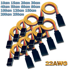 JR Servo Verlängerungskabel 10cm 15cm 20cm 30cm 40cm 50cm 60cm 100cm 22AWG Kabel comprar usado  Enviando para Brazil