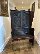 Antique carved oak for sale  MAYFIELD