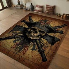 Tapete Pirata | Tapete Decorativo Caveira para Decoração de Quarto e Sala de Jogos Infantil | Fantastic Pir comprar usado  Enviando para Brazil