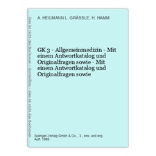 Allgemeinmedizin einem antwort gebraucht kaufen  Grünstadt