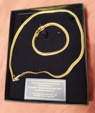 Parure bijoux dore d'occasion  Maure-de-Bretagne