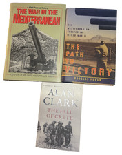 Lot - 3 Books about World War II in the Mediterranean , 2 HC, 1 PB, All Like New comprar usado  Enviando para Brazil