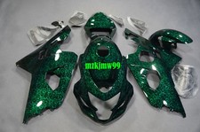 Kit de carenagem de fibra de carbono forjada verde para Suzuki GSXR600/750 2004-2005 comprar usado  Enviando para Brazil