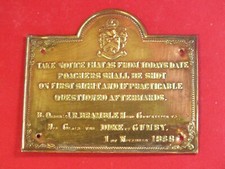 1868 poacher warning for sale  SALISBURY