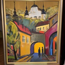Oil painting lithuanian for sale  Oak Lawn