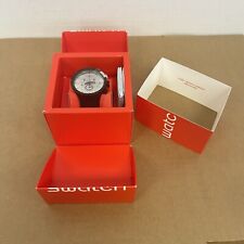 Nuevo Reloj Hombre Swiss Swatch Big Bold Cronógrafo CHECKPOINT GRIS/NEGRO 47mm $160 segunda mano  Embacar hacia Argentina