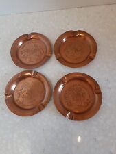 Quatro cinzeiros de cobre vintage dos anos 1940-50 Gamoos África todos os designs diferentes comprar usado  Enviando para Brazil