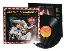 Vicente Fernandez Por tu maldito amor 1989 LP Vinyl Duo Roberto Carlos Mexico EX, usado comprar usado  Enviando para Brazil