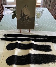 Caixa vintage Vanity Fair com (4) borlas pretas da década de 1920 comprar usado  Enviando para Brazil