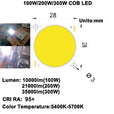 Usado, Hohe CRI Ra 95+ 100W/200W/300W/500W COB LED weiß oder Heizkörper LED-Linse comprar usado  Enviando para Brazil