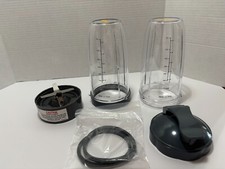 Usado, 2 copos liquidificadores 32 oz e conjunto de substituição de lâmina para liquidificadores NutriBullet 600W 900W comprar usado  Enviando para Brazil