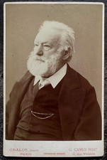 Usado, Victor HUGO. Rare photographie originale - Photo carte cabinet par Chalot. 1884 comprar usado  Enviando para Brazil