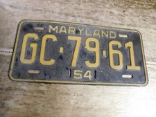 Maryland license plate for sale  Westminster