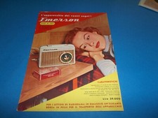 Pubblicita 1957 apparecchio usato  Roma