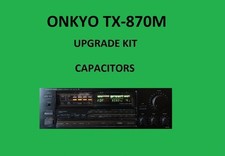 Receptor estéreo ONKYO TX-870M KIT DE REPARACIÓN - todos los condensadores comprar usado  Enviando para Brazil