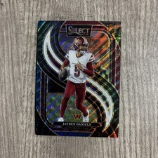 JAYDEN DANIELS 2024 SELECT PREMIER LEVEL NOVATO TRI COLOR PRIZM RC 081/249 comprar usado  Enviando para Brazil