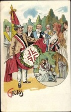 Litho turnfest fahne gebraucht kaufen  Berlin