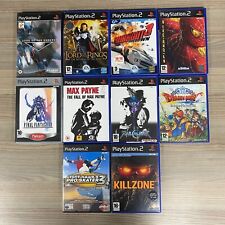 PACOTE DE VIDEOGAMES SONY PLAYSTATION 2 PS2 FUNCIONAL PAL KILLZONE DRAGON QUEST comprar usado  Enviando para Brazil