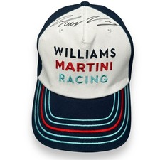 Chapéu Williams Martini Racing F1 autografado assinado Felipe Massa Valteri Bottas comprar usado  Enviando para Brazil