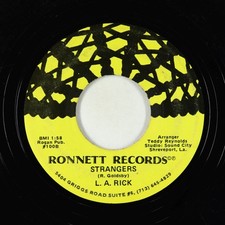 Crossover Soul Funk 45 - L.A. Rick - Strangers - Ronnett comprar usado  Enviando para Brazil