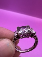 Qvc diamonique amethyst for sale  SHEFFIELD