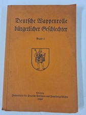 Deutsche wappenrolle bürgerli gebraucht kaufen  Berlin