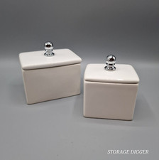 Set white rectangular for sale  Cary