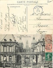 2255 cartolina lione usato  Milano