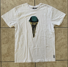 Camiseta de skate ICE CREAM masculina manga curta cone clássica branca média, usado comprar usado  Enviando para Brazil