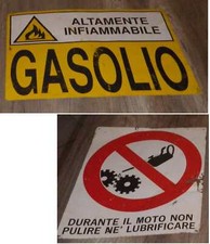 Targhe metallo insegne usato  Venaria Reale
