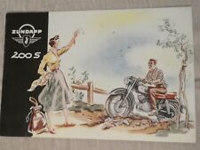 Zündapp 200s prospekt gebraucht kaufen  Wiesloch