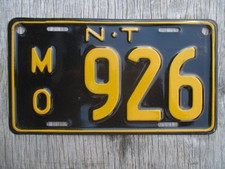Placa preta 1990 Território do Norte Outback BUS MO-926 comprar usado  Enviando para Brazil