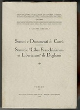 Statuti documenti carrù usato  Torino