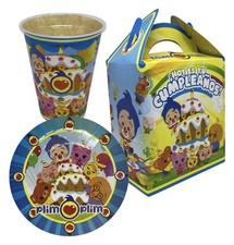 30 ct. Pacote - Kit de festa PLIM PLIM / 10 vasos + 10 platos + 10 cajitas, usado comprar usado  Enviando para Brazil