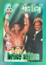 1996 Ringside Boxing Silver Spotlight tarjeta de muestra (espalda en blanco) Seldon & Don King segunda mano  Embacar hacia Argentina