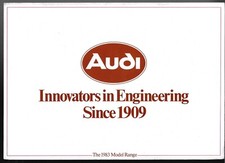Audi range 1982 for sale  UK