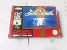 Jeu Super Nintendo  Actraiser SNES  PAL UkV box Boîte vide  Only Seulement  comprar usado  Enviando para Brazil