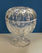 Vintage crystal lidded for sale  HAWICK