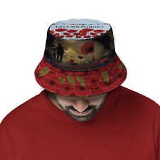 Chapéu Lest We Forget Poppy - Chapéu balde moda boné de sol chapéu unissex para área externa comprar usado  Enviando para Brazil