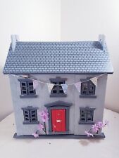Casa de bonecas de madeira com móveis - Brinquedos linda cor cinza  comprar usado  Enviando para Brazil