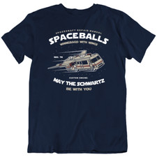 Usado, Camiseta Spaceballs RV carro nave espacial asas voadoras campista espaço retrô presente nova comprar usado  Enviando para Brazil