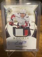 2021-22 Ultimate Collection Rookie Patch Auto /99 Hendrix Lapierre #172 RC comprar usado  Enviando para Brazil
