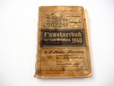 Adressbuch einwohnerbuch verze gebraucht kaufen  Merseburg