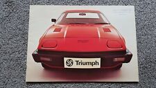 Triumph tr7 pages for sale  NUNEATON