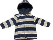 Striped fleece jacket for sale  Burlington